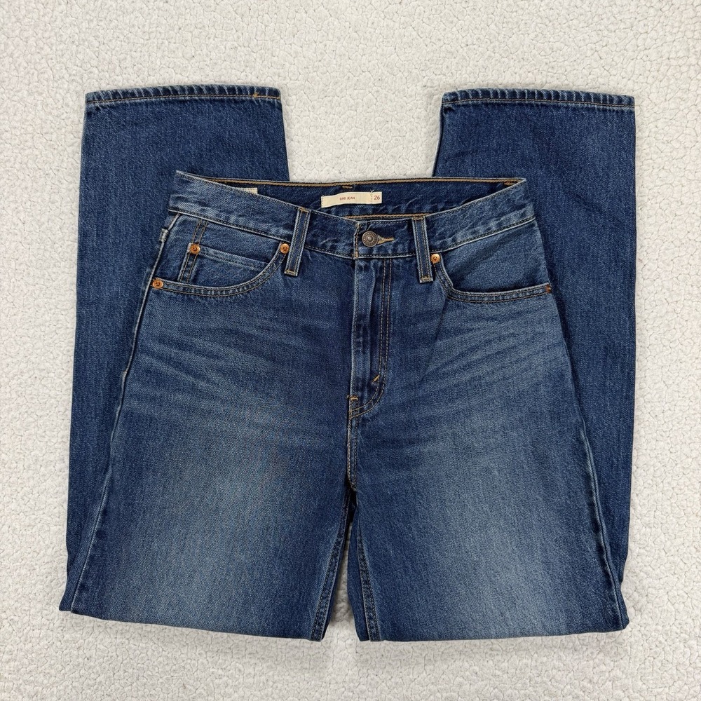 Levi's Premium Dad Jeans Women's 26 (28x29) Relaxed Y2K Streetwear Grunge